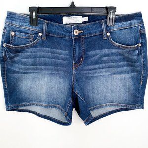 Torrid High-rise Mid Denim Shorts Medium Wash